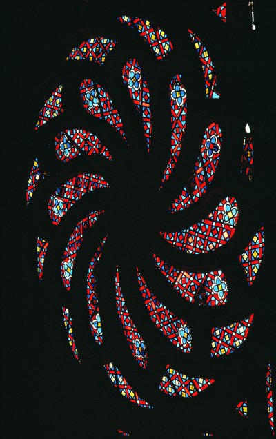 Spiral Rose Window, Chapel of the Bourbons by French School